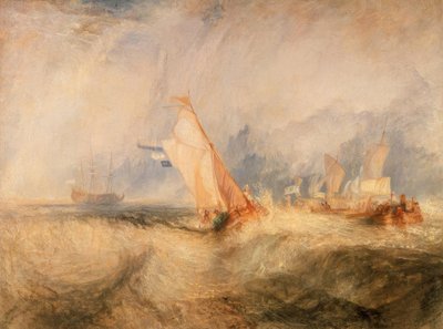 Admiral van Tromp kreuzt gegen den Wind von Joseph Mallord William Turner